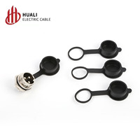 Tapas y Cubiertas Impermeables IP67 de Nylon para Conectores de Aviación GX12/GX16/GX20 (Uso Automotriz)
