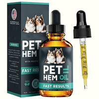 Huile de chanvre pour chien, supplément apaisant pour animaux de compagnie avec oméga 3, 6, 9, huile de chanvre, vitamines pour soulager la douleur, l'anxiété, le stress, favoriser le sommeil et la santé des articulations