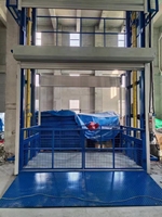 Anpassbarer Mini-Lastenaufzug Tragbarer Hydraulischer Stahl-Frachtaufzug mit Drahtloser Steuerung für Kleine Lagerhäuser