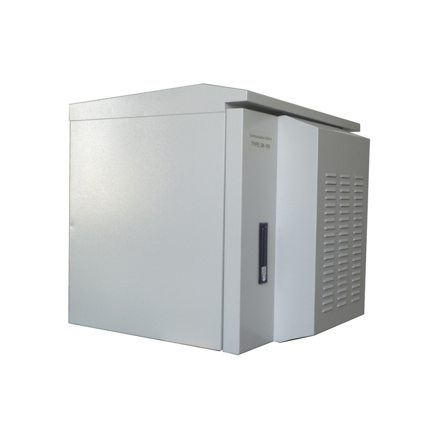 Outdoor Telecom Cabinet Pole or Wall Mounted 19" Rack Cabinet with TEC Air Conditioner