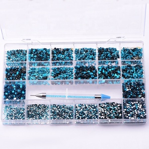 Oleeya – Boîte de strass fantaisie 3D en or de haute qualité pour nail art, décorations en cristal, strass en forme de pierre/strass en forme d'ongle, ensemble de strass Ki - Product Image 5