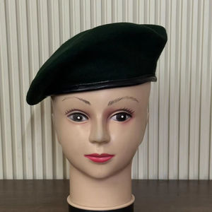 Diseño de camuflaje Formal 100% lana Unisex cuatro estaciones boina gorra para uso al aire libre uniforme de campo llamativo - Product Image 1