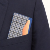 Porte-cartes en cuir minimaliste pour téléphone portable, portefeuille ultra fin pour cartes de crédit avec protection RFID pour hommes et femmes, idéal pour les voyages