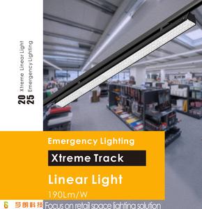 High Lumen 190LM/W 95RA Pendant LED Linear <b>Light</b> Seamless Linkable for Supermarket Shop Store DALI Emergency Function - Product Image 2