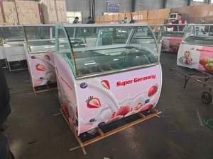 Nhỏ kem hiển thị tủ đông dán bảng Top Ice Cream hiển thị tủ đông - Product Image 3