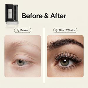 Sérum de croissance des cils et des sourcils, traitement naturel à l'huile de ricin pour des cils plus longs et plus épais, OEM ODM, étiquette privée, en vrac, FITN - Product Image 3