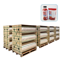 Rouleau de film rétractable rigide en PVC blanc transparent pour l'emballage anti-humidité des boissons (thé/café/jus)