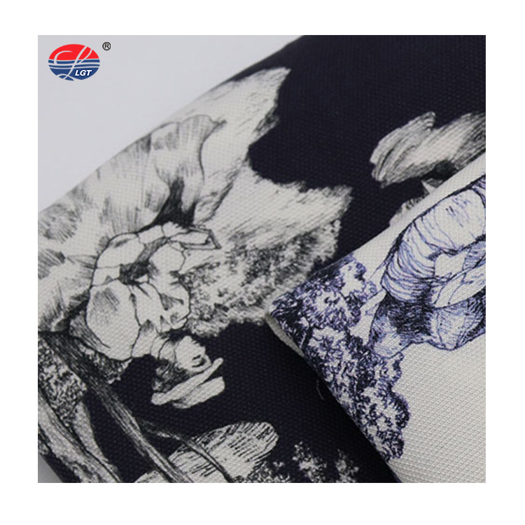 Натуральная переработанная ткань 30S пряжа 185GSM цифровая печать в lyocell ткани для одежды