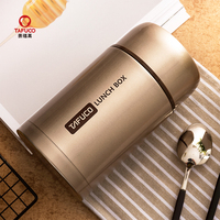 Pot alimentaire thermique en acier inoxydable à Double paroi, isolé sous vide, produits chauds