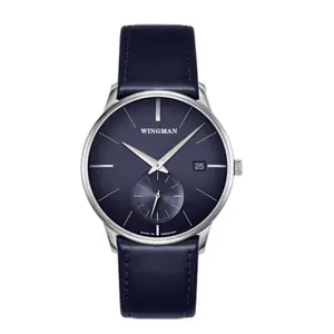 Caja de acero inoxidable de diseño propio con logotipo personalizado de alta calidad, con movimiento automático, domo de cristal, resistente al agua, relojes de buceo - Product Image 1