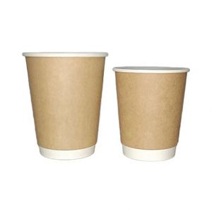 Gobelet en papier biodégradable à double paroi de 8 oz, imprimé sur mesure, pour boissons chaudes avec thé - Product Image 1