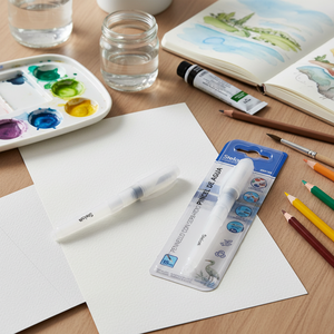 Peiyong – Pinceau à eau à pointe plate moyenne de 16 mm, 7 ml, pour artistes et artisans, pinceaux de calligraphie - Product Image 3