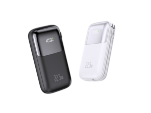 Banco de energía de carga rápida portátil Besiter de 10000mAh de alta capacidad con pantalla LED y cables de datos para uso en exteriores - Product Image 5