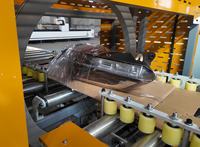 Machine d'emballage horizontale automatique électrique motorisée à commande PLC haute précision pour la protection des tuyaux, des barres, des tôles et du bois