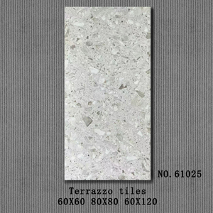 Design italien 60x60 Surface mate Carreaux de sol en céramique à motif terrazzo Antidérapant Nouveaux matériaux de construction modernes Liquidation bon marché - Product Image 5