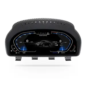 Velocímetro automotivo rota 12.3 '', instrumento de painel de carro para bmw f15 f16 digital com resolução 1920*720