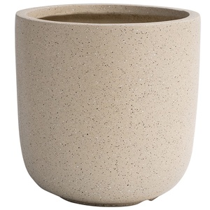 Nhà Máy Bán Buôn Tối Giản Cổ Điển Ngoài Trời Vườn Trang Trí Xi Măng Nhà Máy Chậu Lớn Hình Trụ Trồng Trong Nhiều Màu Sắc - Product Image 6