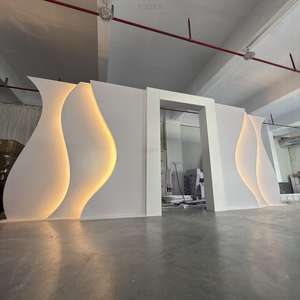 الأكثر مبيعًا قوس حديث على خلفية مسرح الزفاف من كلوريد البولي فينيل مع أضواء الحدث للاستخدام الخارجي - Product Image 5