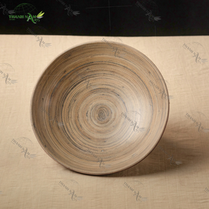 Plato de comedor de bambú vintage personalizado, producto recién llegado de proveedor, utensilios de cocina de Vietnam - Product Image 3