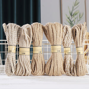 4mm×10m 工場卸売 カスタムジュートウェビング 各種カラー 麻ギフトリボン 猫タワー ホームデコレーション用 - Product Image 2