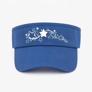 Casquette de golf ajustable en sergé de coton à visière incurvée, imprimée numériquement en couleur avec logo personnalisé, vente en gros - Product Image 2
