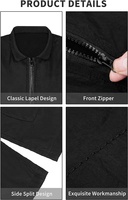 Vêtements de travail imperméables pour toilettage d'animaux avec logo personnalisé, blouse de toiletteur pour chien à manches courtes, uniforme de barbier antistatique avec poche zippée intégrale