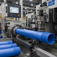Système fiable de tubuleries de puits et de conduites filtrantes en PVC-U pour l'extraction professionnelle des eaux souterraines et l'irrigation rurale