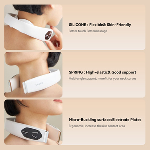 Masajeador de Cuello Portátil Inteligente Inalámbrico USB 2026, Fisioterapia, Alivio del Dolor, con Calor, Recargable, <span class=keywords><strong>Set</strong></span> de Regalo - Product Image 6