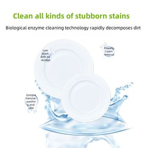 Detersivo in Polvere Ecologico Appositamente Formulato per Lavastoviglie 1kg per Pulire e Rimuovere il Grasso dai Piatti da Cucina - Product Image 4