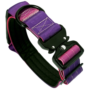 Heavy Duty Adjustable Tactical <b>Dog</b> <b>Collar</b> Durable Nylon with Metal Buckle Comfort Padded Pet Training <b>Collar</b> for Medium <b>Large</b> Do - Product Image 1