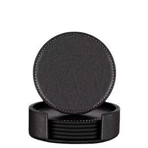 Sous-verres carrés personnalisés en tissu, écologiques, pour café et boissons, imprimés en sérigraphie, portables, avec logo personnalisé - Product Image 5