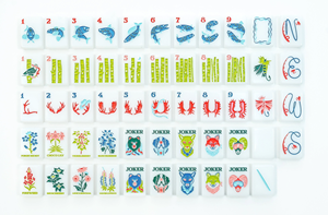 ไพ่นกกระจอกท้องฟ้าขนาดใหญ่กระเบื้องอะคริลิคที่กำหนดเองกลีบดอกไม้กระเบื้องไพ่นกกระจอกสีชมพูสร้างสรรค์เกมไพ่นกกระจอกอะคริลิคสมัยใหม่สำหรับห้องนั่งเล่น - Product Image 3