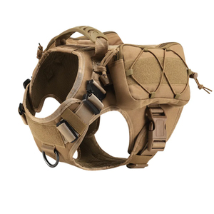 Tali sabuk pengaman anjing, Harness kerja gradien taktis Pitbull ECO jenis besar dengan pegangan tali sabuk desain khusus dan Logo - Product Image 3