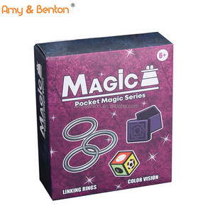 Novità Kit di trucchi magici giocattoli colori scatola di visione e anelli di collegamento magici Set di giocattoli assortiti magici tascabili classici per bambini e adulti - Product Image 5