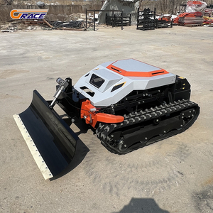 Tondeuse à gazon robotisée télécommandée, homologuée CE EPA, pour tous terrains, avec chenilles en caoutchouc agricoles - Product Image 2