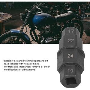 Outil pour axe hexagonal de <span class=keywords><strong>moto</strong></span>, adaptateur de douille robuste pour roue avant, outils de réparation de <span class=keywords><strong>moto</strong></span> - Product Image 4
