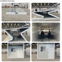 Casa Container a Installazione Rapida 20ft, Prefabbricata, Mobile, Pieghevole, per Dormitorio e Ufficio in Cantiere