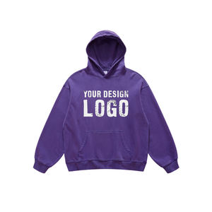 Factory Customized Thick <b>Oversized</b> <b>Mens</b> <b>Hoodies</b> Fashion Casual Drop Shoulder Plus <b>Fleece</b> Pullover Loose <b>Men's</b> <b>Hoodies</b> - Product Image 2