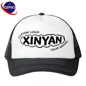 Casquette de baseball unisexe QZFSO en maille sport de haute qualité, 5 panneaux, broderie 3D, tissu courant, pour l'été, décontractée, imprimée, pour l'extérieur - Product Image 1