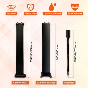 Ailes avant interchangeables GY910 91*16cm Hydroptère de surf Autres produits de sports nautiques de la série GY pour les eaux de l'océan - Product Image 4