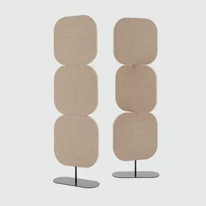 Ofisolution Sound Absorbing 100% PET Folding Acoustic Office Partition Privacy Office Acoustic Partition