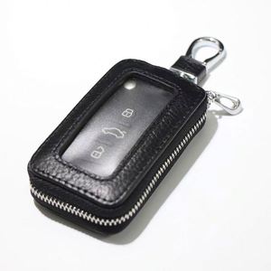 Factory Customized Large Capacity Waist Hanging Multifunctional <b>Universal</b> Car Key Bag Genuine Leather Key Wallet <b>Remote</b> <b>Control</b> - Product Image 4