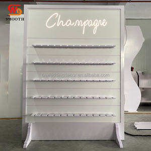 ZKAI Ensemble de supports à vin et de présentoirs à gâteaux en acrylique <span class=keywords><strong>pour</strong></span> mur de champagne de bienvenue, <span class=keywords><strong>pour</strong></span> la décoration d'événements et de fêtes - Product Image 6
