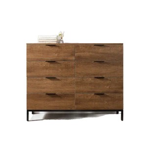 Minimalist style solid wood <b>sideboard</b>, home living room wall-mounted <b>storage</b> cabinet, large capacity dining room cabinet, tea - Product Image 5