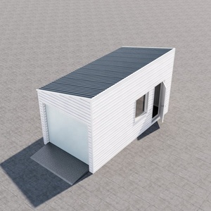 Contenedor de habitación individual blanco prefabricado desmontable de 20 40 pies, contenedor prefabricado móvil, <span class=keywords><strong>casa</strong></span> de paquete plano con fácil instalación - Product Image 3