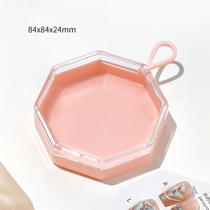Boîte vide rose