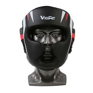 <strong>Full</strong> <strong>Protection</strong> Boxing Training Head Guard Thickened Imitation Leather Combat <strong>Helmet</strong> for MMA Fighting Gear - Product Image 6