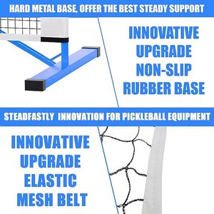 Hệ thống lưới pickleball di động, Kích thước quy định với khung kim loại và lưới Polyester, bao gồm túi đựng, bộ lưới pickleball - Product Image 3