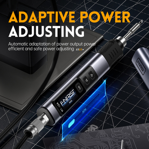 หัวแร้งบัดกรี Fnirsi HS-02 รุ่นใหม่ 100W สูงสุด แบบพกพา อัจฉริยะ พร้อมหน้าจอแสดงผล ร้อนเร็ว - Product Image 5