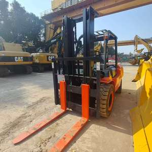 Used Japan for FD50 5 Ton Diesel <b>Forklift</b> Original Engine <b>Manual</b> Transmission Hydraulic Side Shifter Solid Tire 1 Year 2WD Two - Product Image 3
